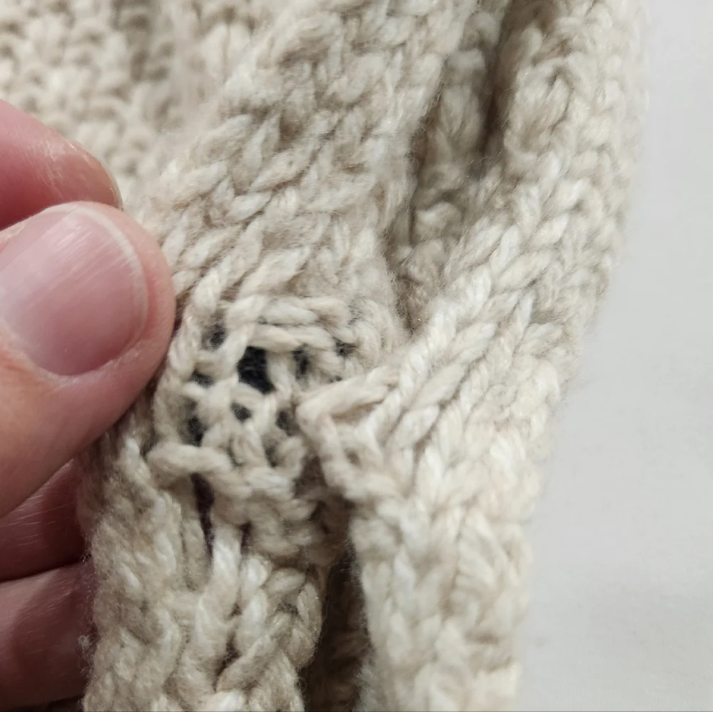 Massimo Dutti Sweater Poncho Shawl - Picture 6 of 16